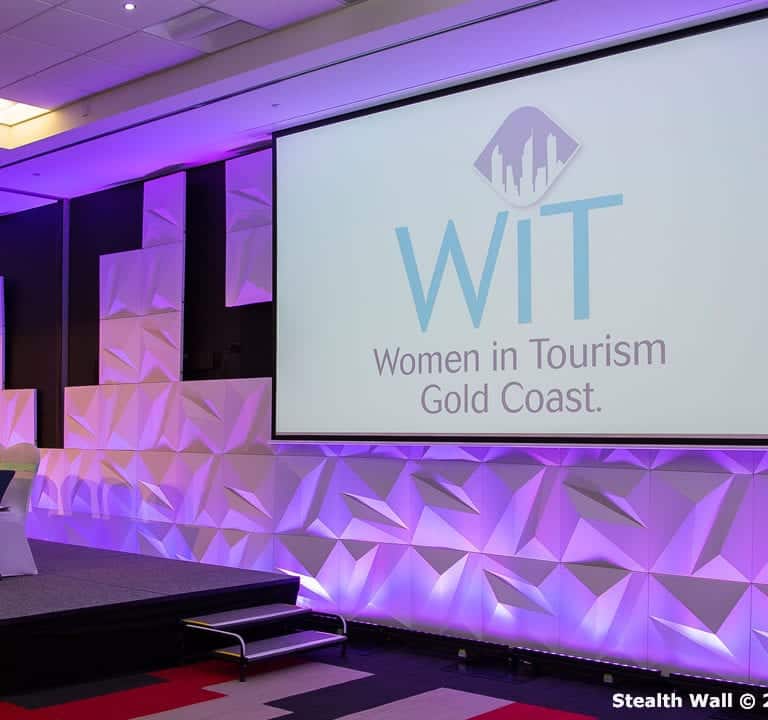 Modular backdrops - Women in Tourism Gold Coast Event- Backdrops for events
