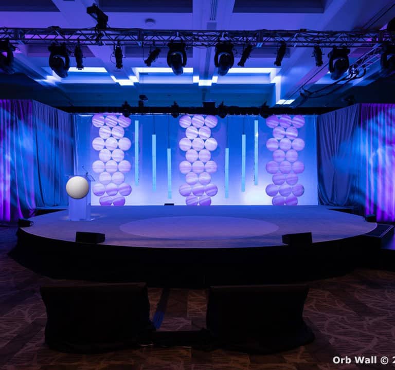 Orb Modular Backdrop Event Lighting