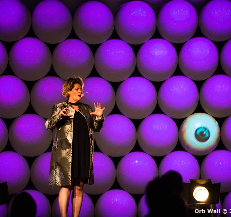 Orb Modular Backdrop Event Projection Mapping