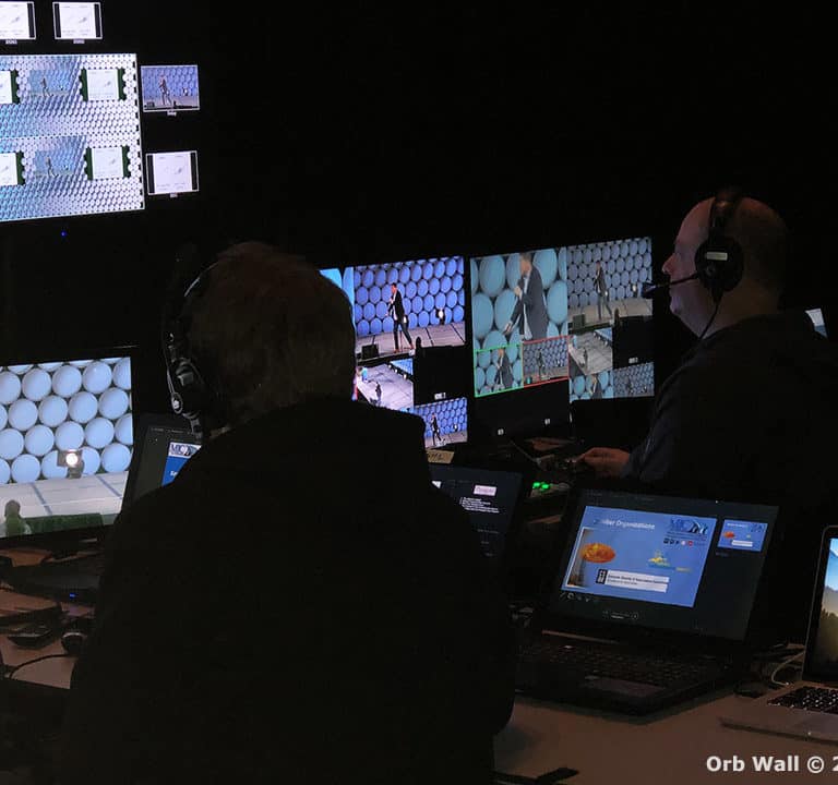 Orb Modular Backdrop Event Projection Mapping