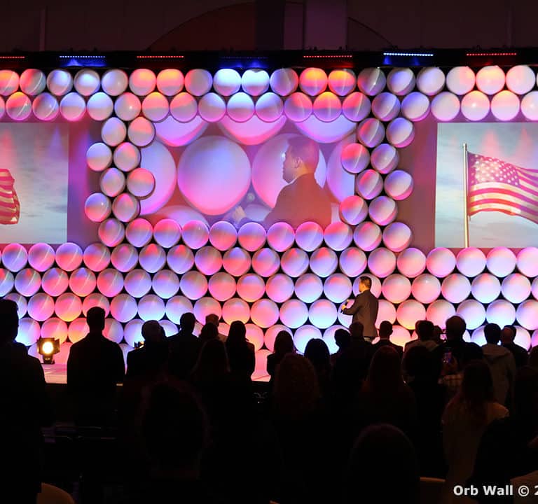 Orb Modular Backdrop Event Lighting
