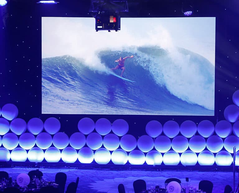 Orb Modular Backdrop at WSL Awards 2019