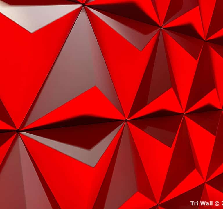 Tri Wall Uplit in Red Light